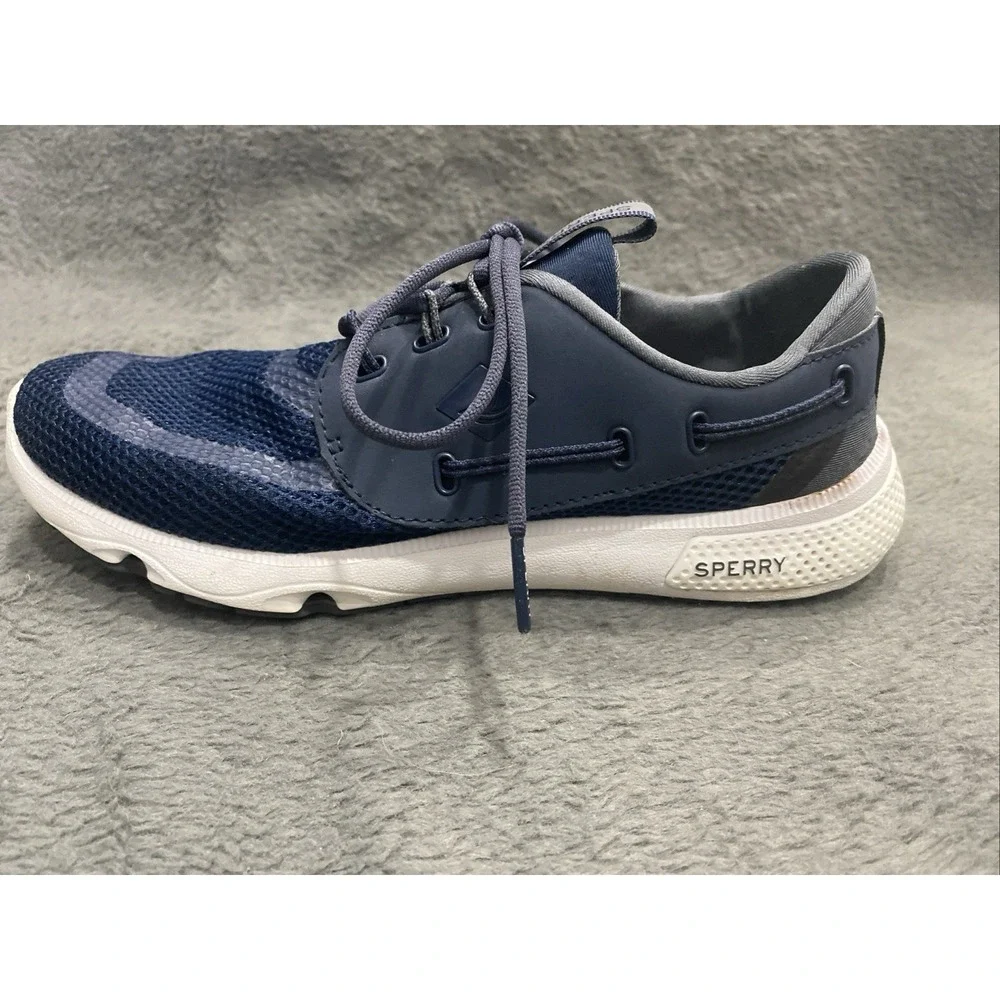 Sperry 7 Seas 3 Eye Women's Boat Shoes Size‎ 7.5 Navy Nautical